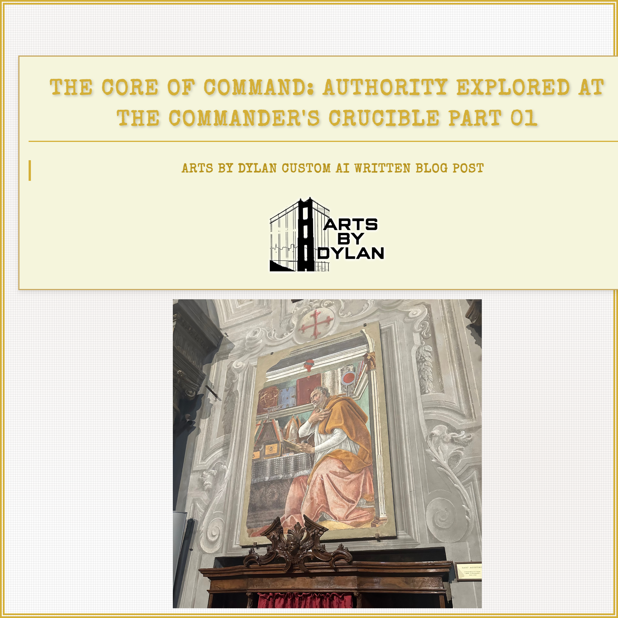 The Core of Command: Authority Explored at The Commander's Crucible Part 01