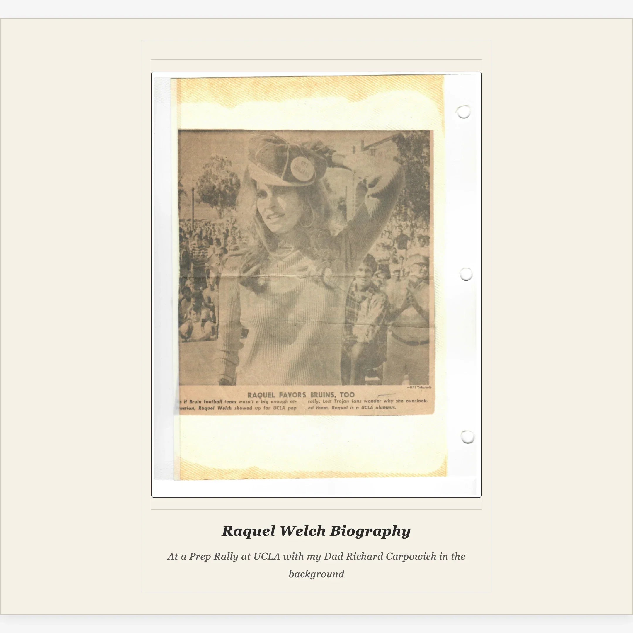 Raquel Welch Biography