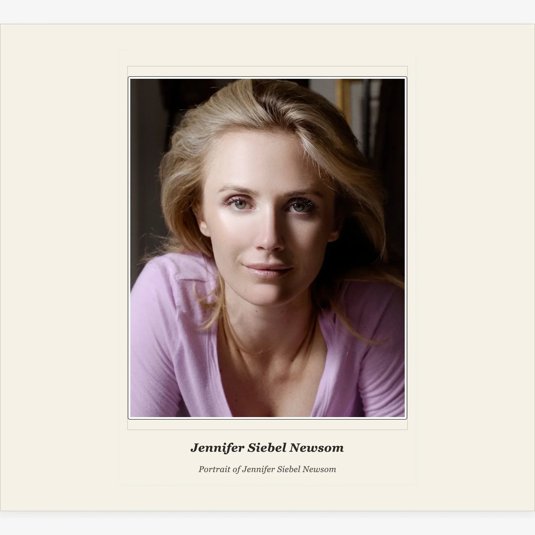 Jennifer Siebel Newsom