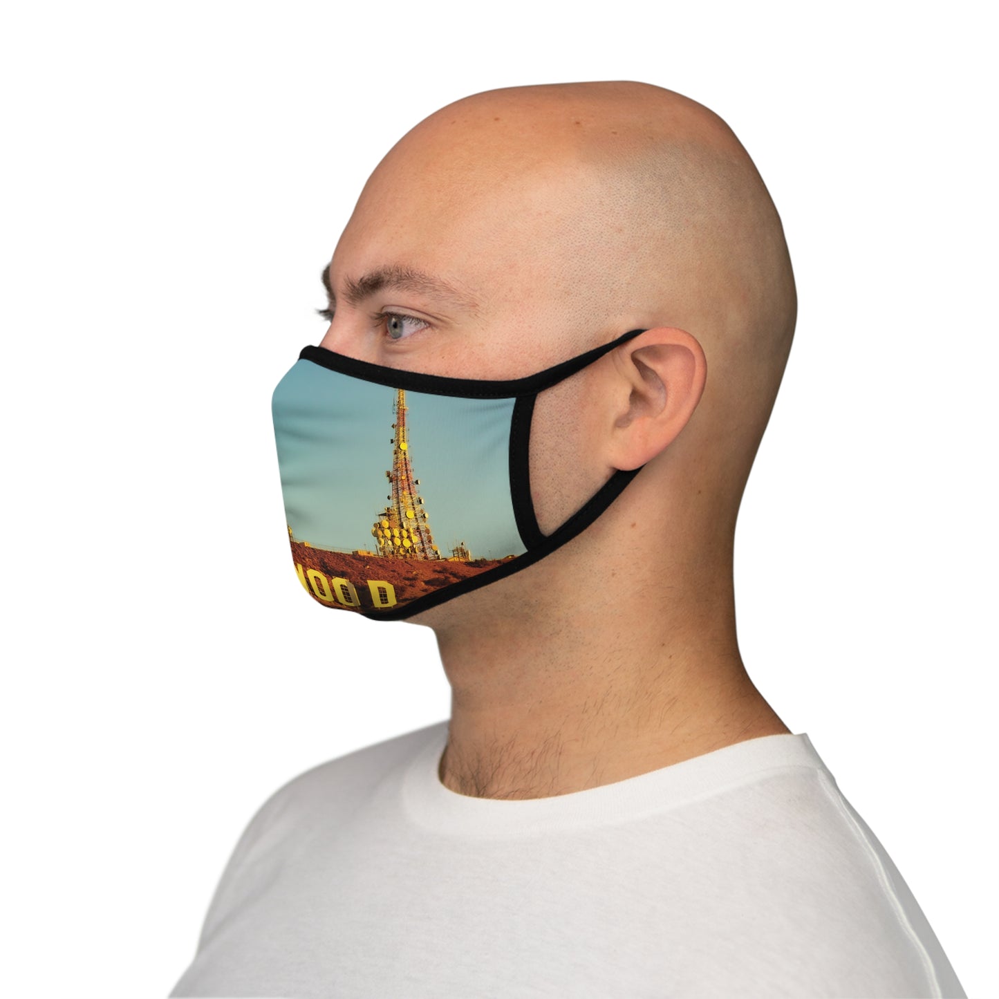 Hollywood Fitted Polyester Face Mask