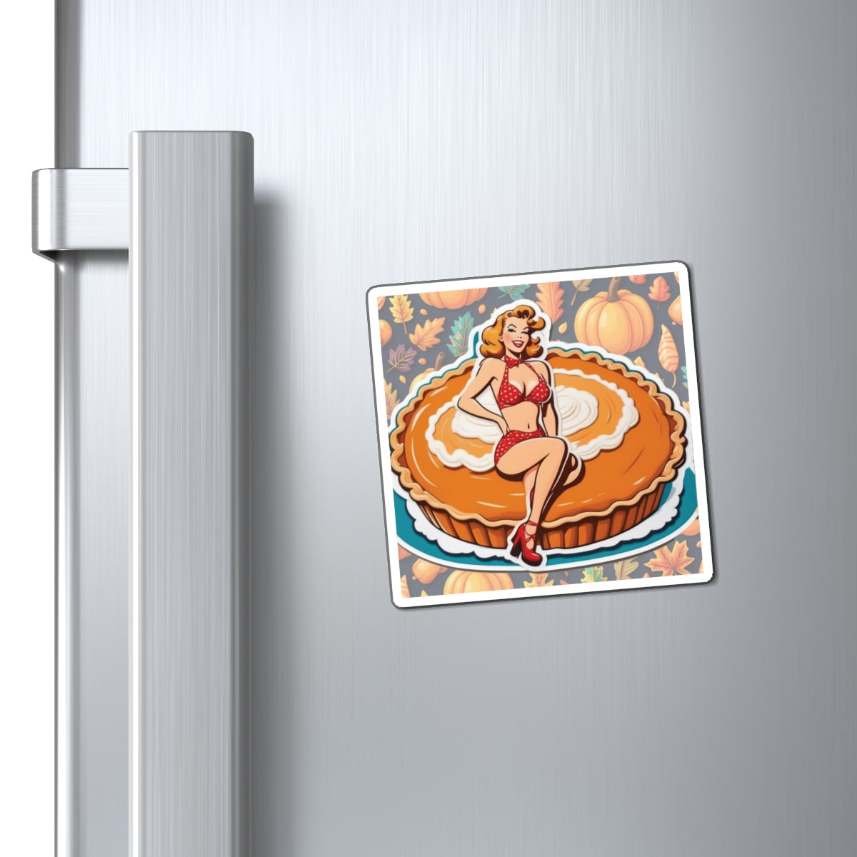 National Pumpkin Pie Day VIII Pin Up Girl Magnet