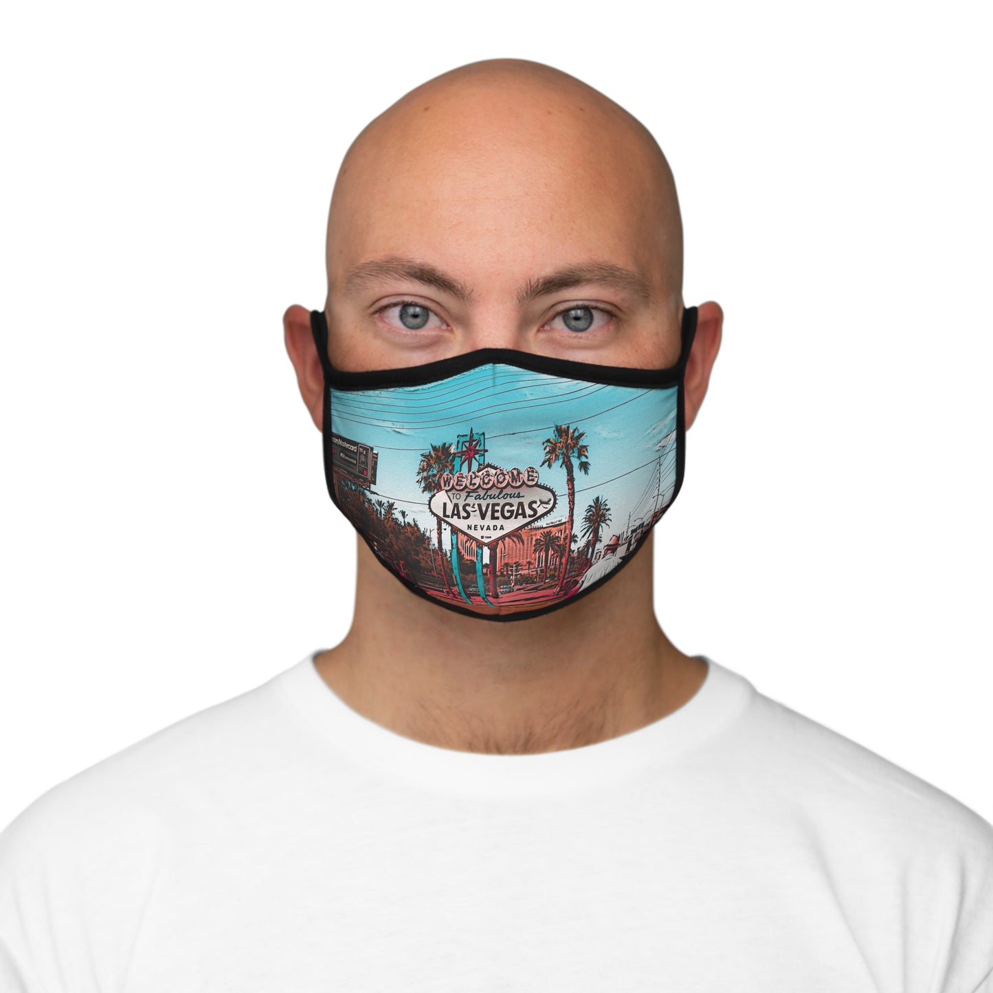 Clark County Fitted Polyester Face Mask