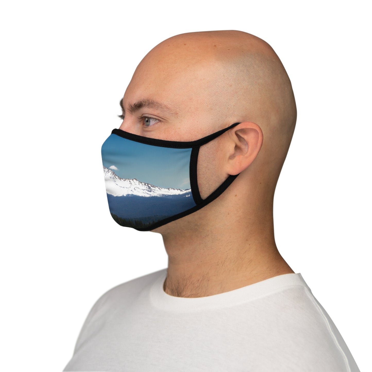 Mt. Shasta Highway Lake Siskiyou  Polyester Face Mask