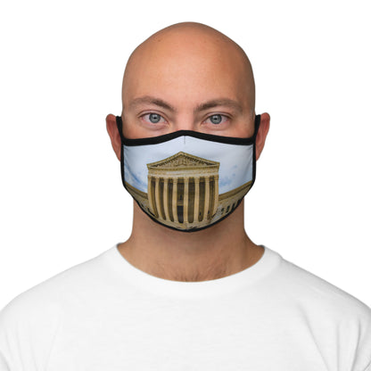 Supreme Court Fitted Polyester Face Mask