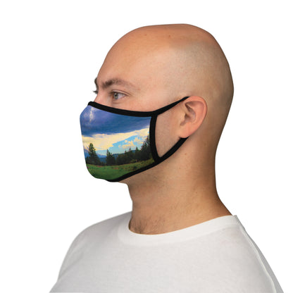 Mt. Shasta Highway 97 Polyester Face Mask