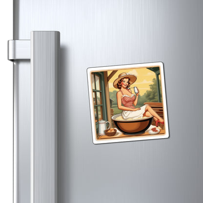 National Grits Day II Pin Up Girl Magnet