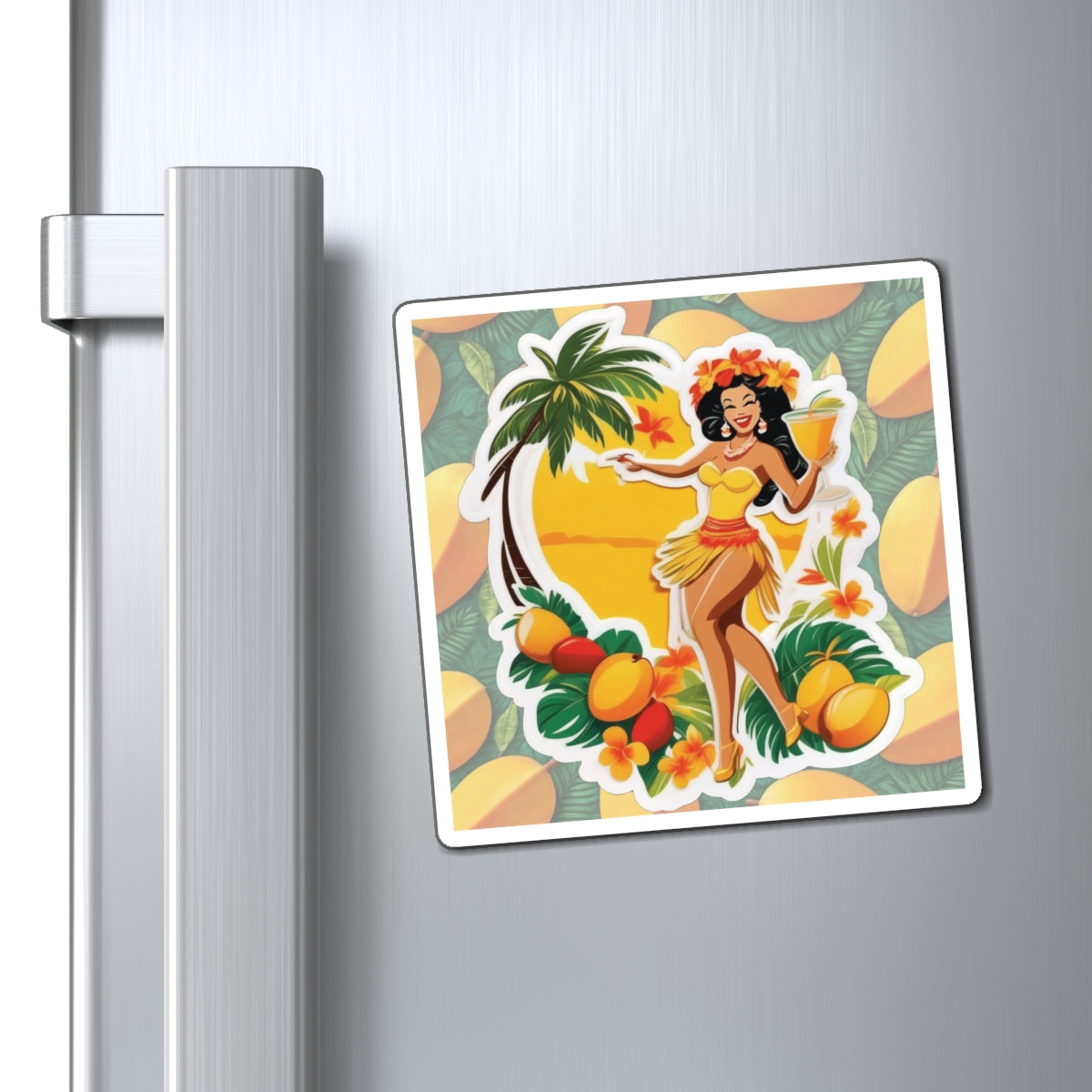 National Mango Day II Pin Up Girl Magnet