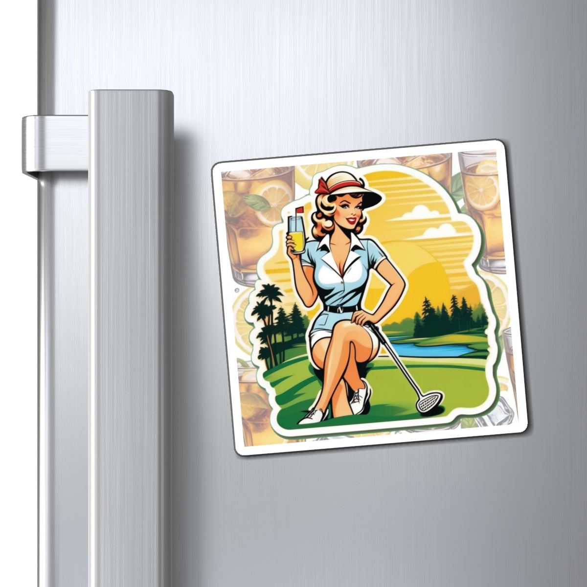 National Arnold Palmer Day III Pin Up Girl Magnet