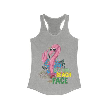 Resting Beach Face Tank Top