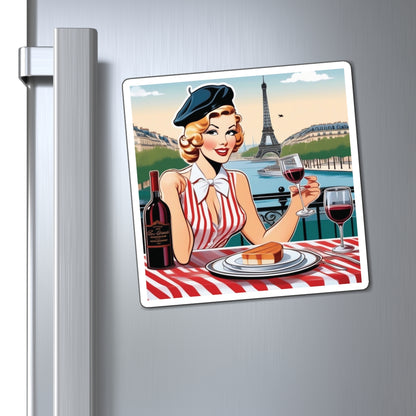 National and World Day in Support of  Foie Gras Pin Up Girl Magnet