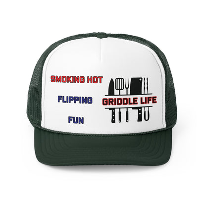 Smoking Hot, Flipping Fun Trucker Cap