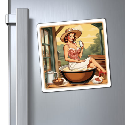 National Grits Day II Pin Up Girl Magnet