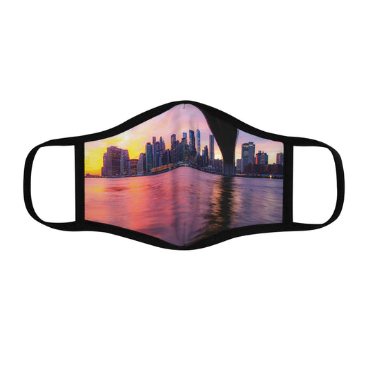 Manhattan Fitted Polyester Face Mask