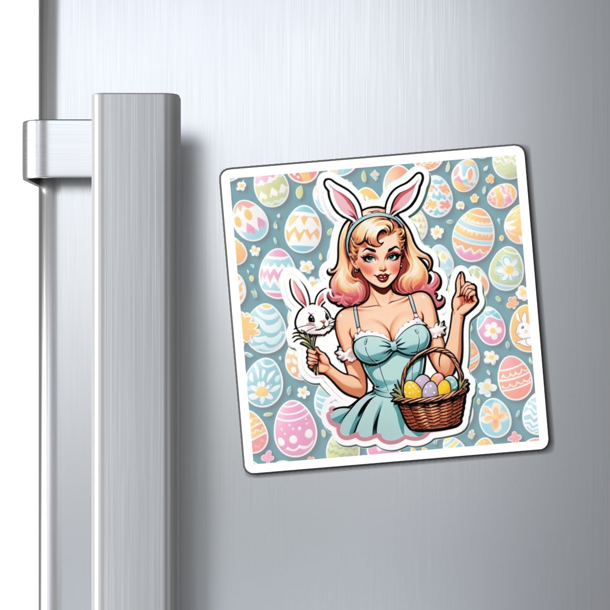 Easter Pin Up Girl Magnet