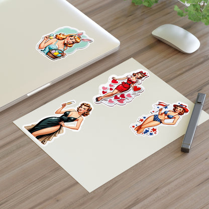 Pin Up Girl Sticker Sheets - Holidays Collection