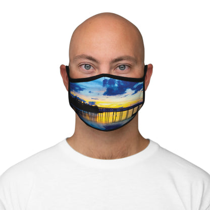 Grizzly Island Fitted Polyester Face Mask