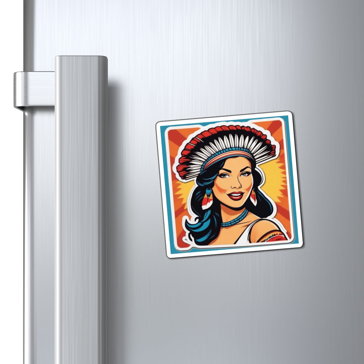 Indigenous Peoples' Day II Pin Up Girl Magnet