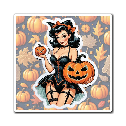 Halloween II Pin Up Girl Magnet