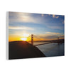Golden Gate Sunset Marin Headlands 2089: Fine Art Stretched Canvas