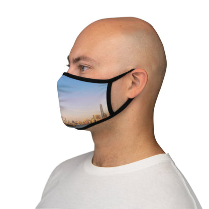 Golden Door Fitted Polyester Face Mask