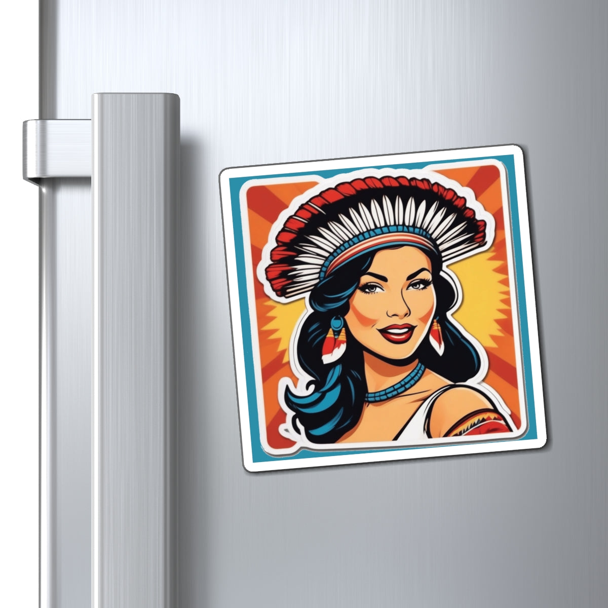 Indigenous Peoples' Day II Pin Up Girl Magnet