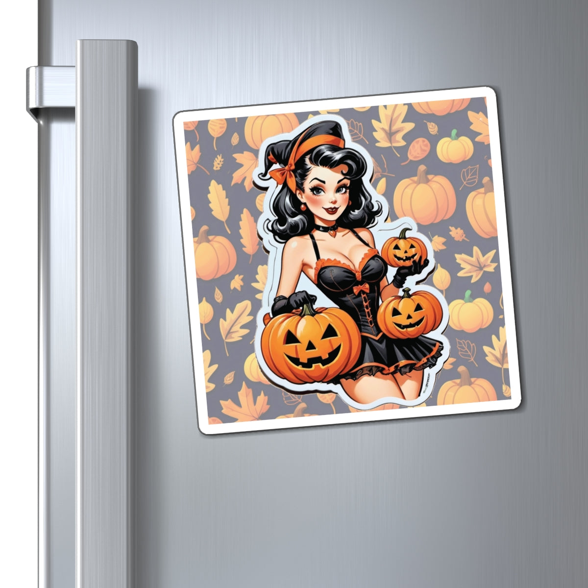 Halloween Pin Up Girl Magnet