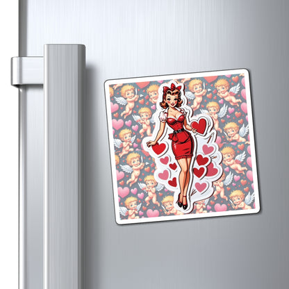 Valentine's Day II Pin Up Girl Magnet