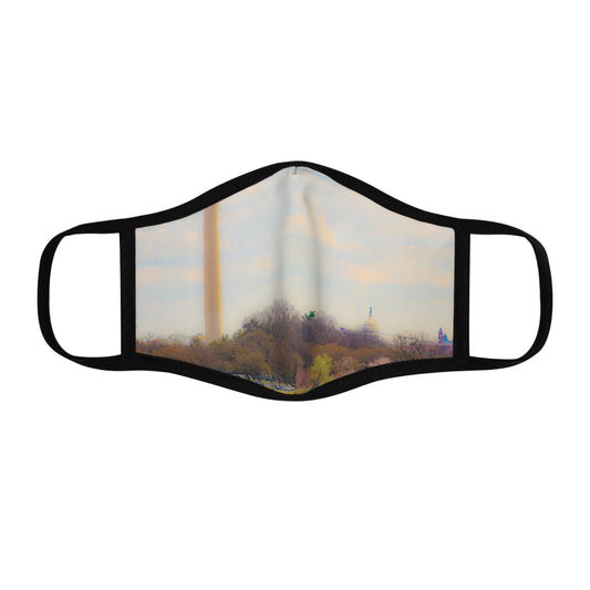 Washington DC Fitted Polyester Face Mask