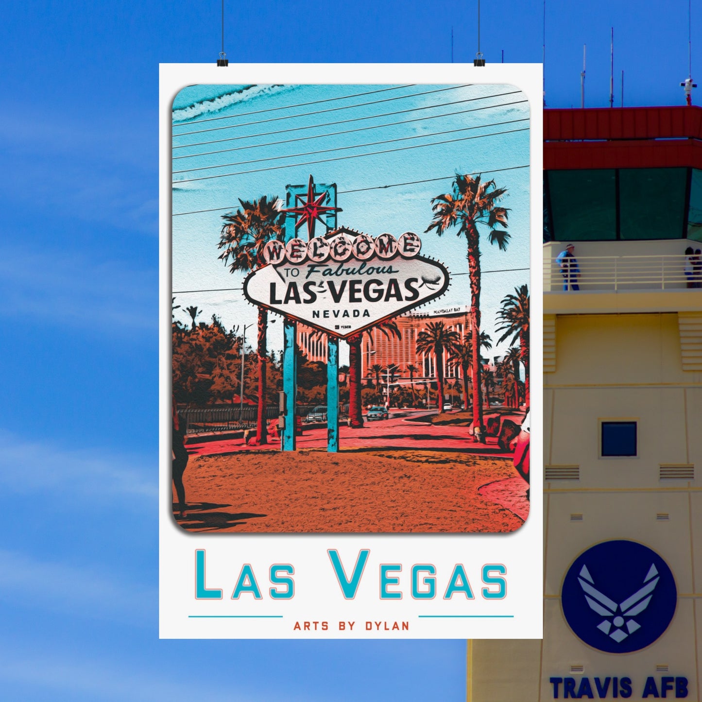 Arts by Dylan: Las Vegas Travel Poster