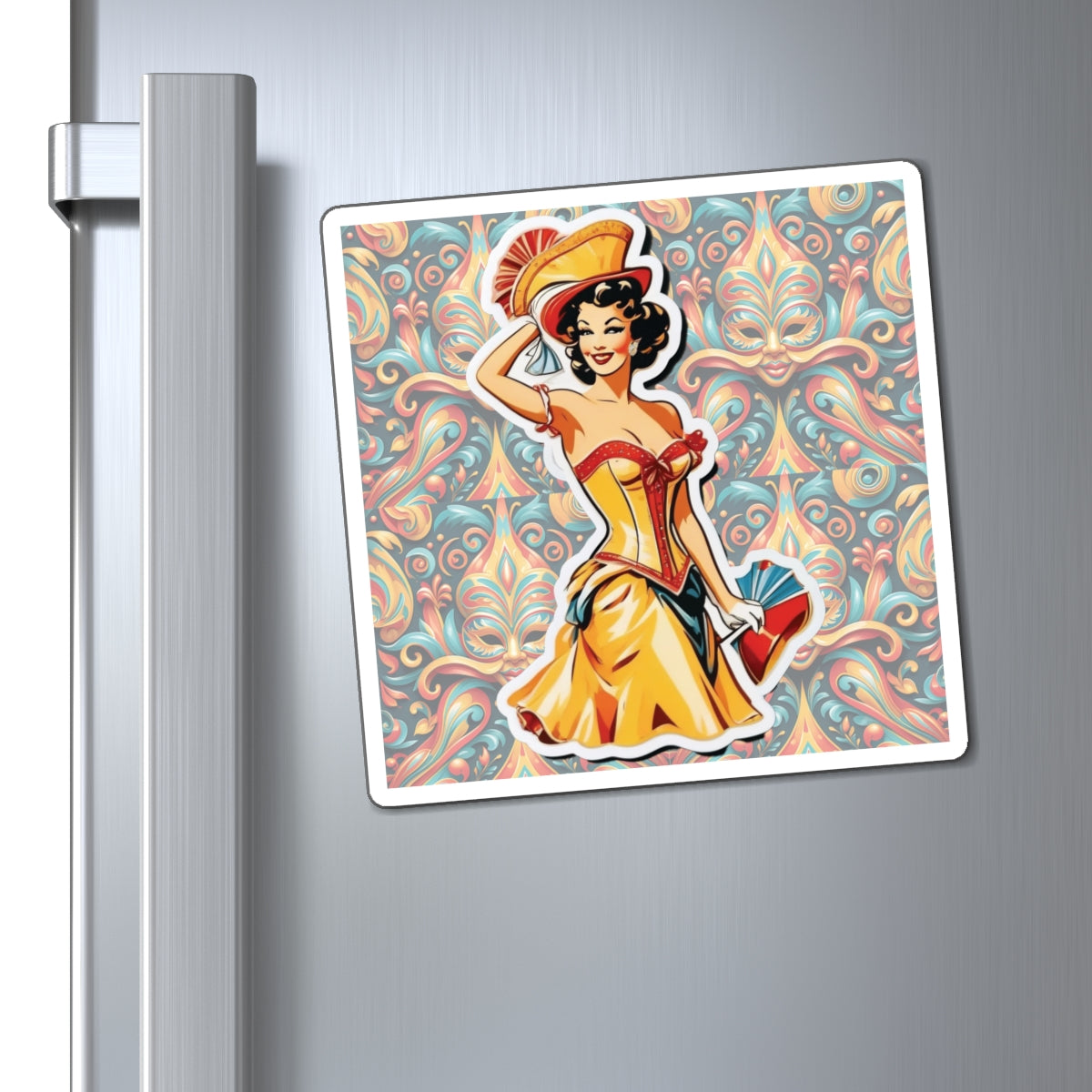 Carnival II Pin Up Girl Magnet