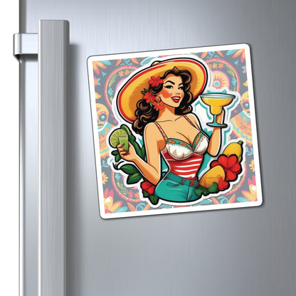 Cinco de Mayo II Pin Up Girl Magnet