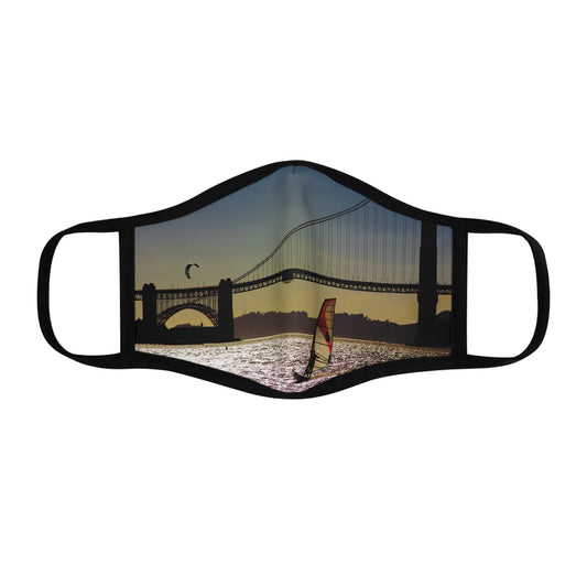 Wind Surfer Fitted Polyester Face Mask