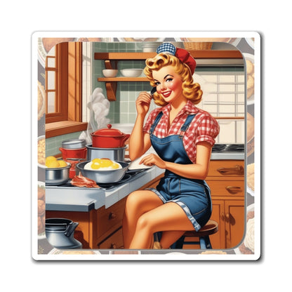 National Grits Day VI Pin Up Girl Magnet