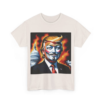 Guy Fawkes Mask Anti Donald Trump Tee