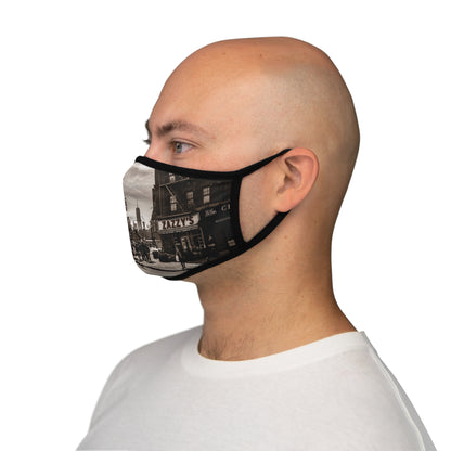 First Photo I ever took in NYC Fitted Polyester Face Mask