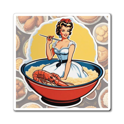 National Grits Day IV Pin Up Girl Magnet