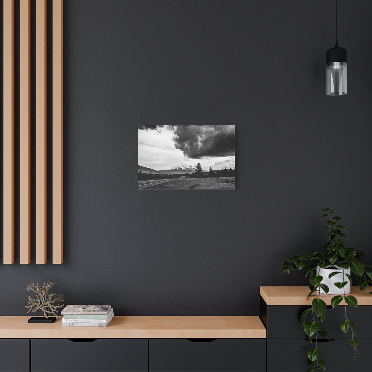 Mt. Shasta Vista Point North 97: Fine Art Stretched Canvas