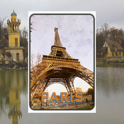 Arts by Dylan: Paris Travel Poster III