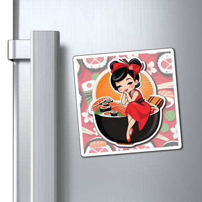 National Sushi Day VIII Pin Up Girl Magnet