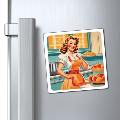 National Peach Day V Pin Up Girl Magnet