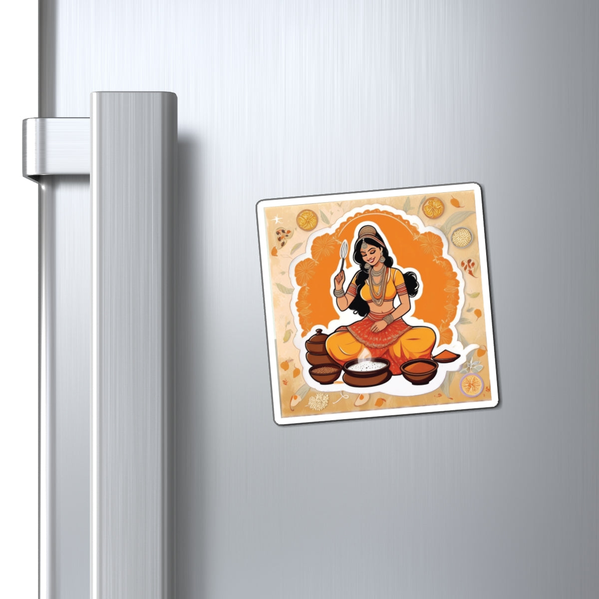 National Herbs and Spices Day Pin Up Girl Magnet