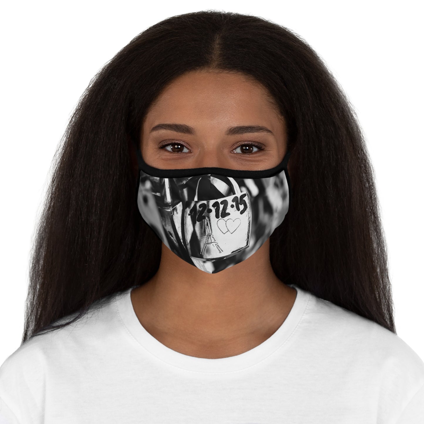 Paris Fitted Polyester Face Mask