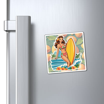 National Mango Day Pin Up Girl Magnet