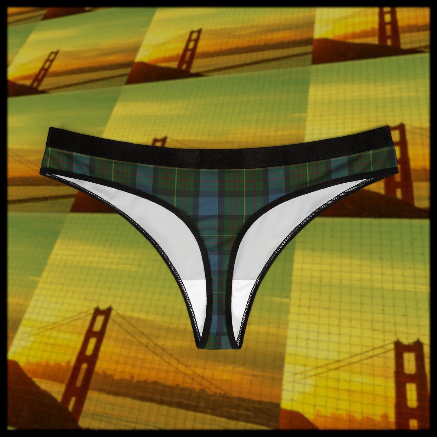 California Tartan Women's Thong