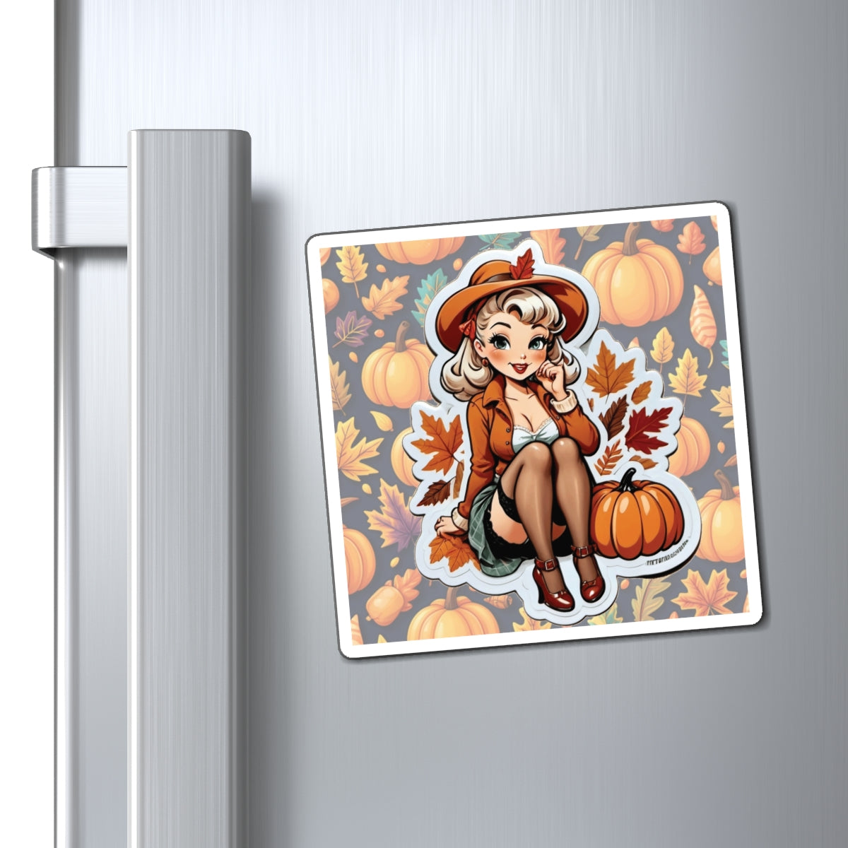 Thanksgiving III Pin Up Girl Magnet