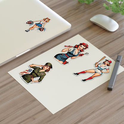 Pin Up Girl Sticker Sheets - Holidays Collection Set III