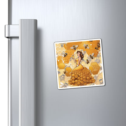 National Honey Bee Day II Pin Up Girl Magnet