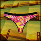 Pink/Yellow Women's Thong