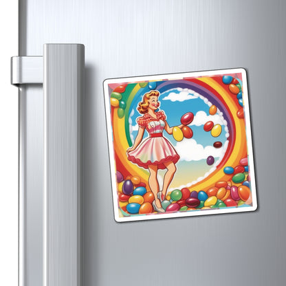 National Jelly Bean Day II Pin Up Girl Magnet