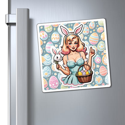 Easter Pin Up Girl Magnet